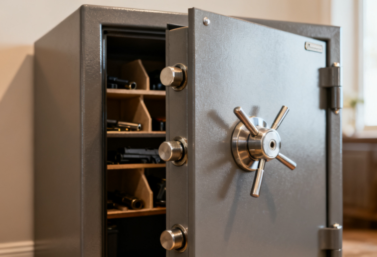 coffre fort sécurisé pour stockage d'armes à domicile